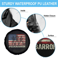 Send Barron Spare Tire Cover Vintage American Flag Soldier Hashtag Internet Meme