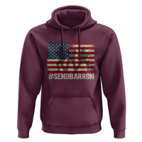 Send Barron Hoodie Vintage American Flag Soldier Hashtag Internet Meme