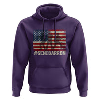 Send Barron Hoodie Vintage American Flag Soldier Hashtag Internet Meme