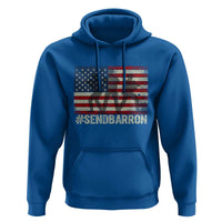 Send Barron Hoodie Vintage American Flag Soldier Hashtag Internet Meme
