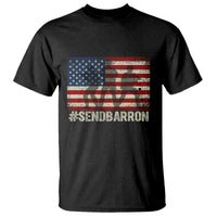 Send Barron T Shirt Vintage American Flag Soldier Hashtag Internet Meme