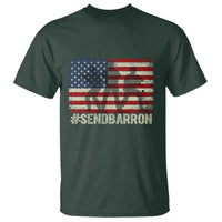 Send Barron T Shirt Vintage American Flag Soldier Hashtag Internet Meme