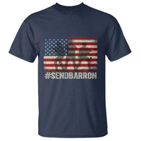 Send Barron T Shirt Vintage American Flag Soldier Hashtag Internet Meme