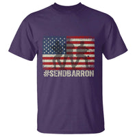 Send Barron T Shirt Vintage American Flag Soldier Hashtag Internet Meme