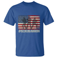 Send Barron T Shirt Vintage American Flag Soldier Hashtag Internet Meme