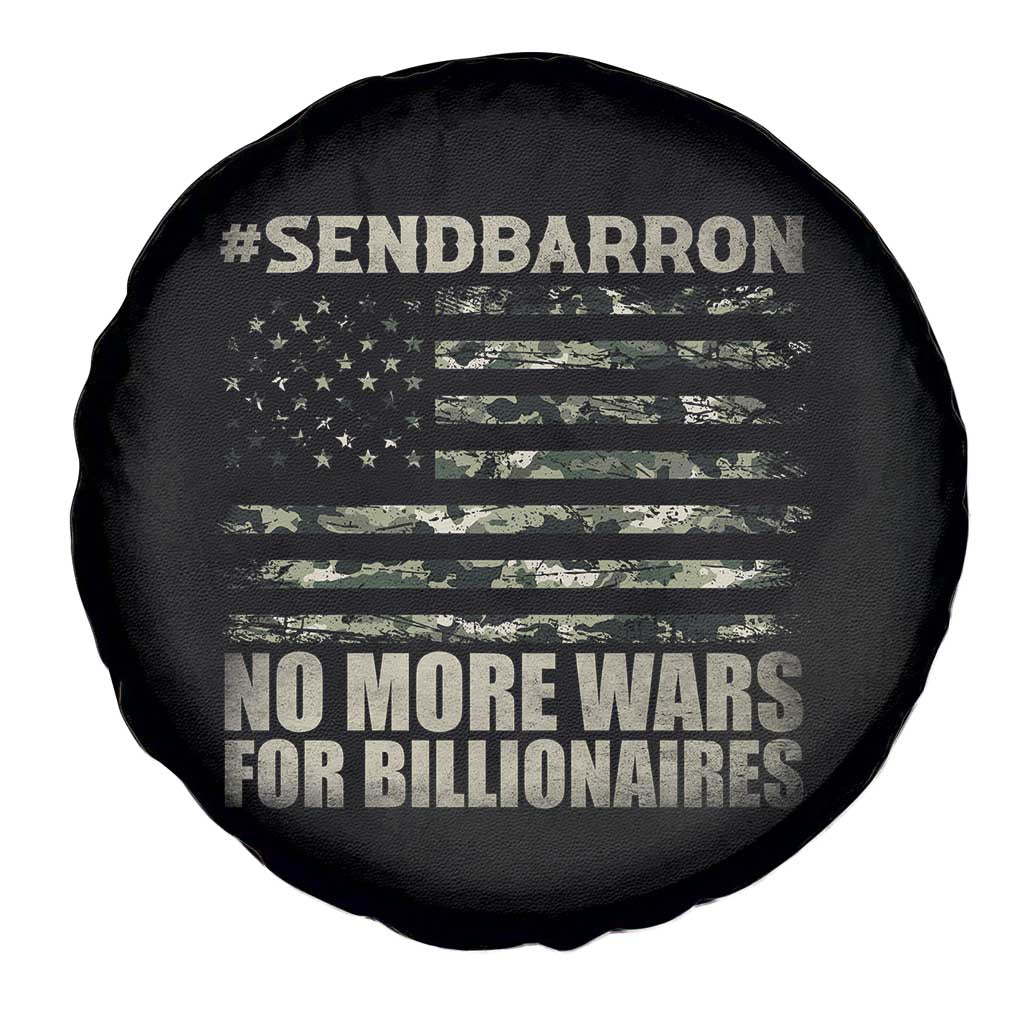 Send Barron Spare Tire Cover Vintage American Flag Camo Soldier Hashtag Meme