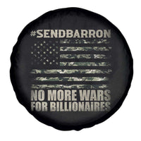 Send Barron Spare Tire Cover Vintage American Flag Camo Soldier Hashtag Meme