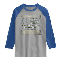 Send Barron Raglan Shirt Vintage American Flag Camo Soldier Hashtag Meme