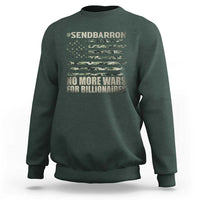 Send Barron Sweatshirt Vintage American Flag Camo Soldier Hashtag Meme