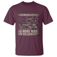 Send Barron T Shirt Vintage American Flag Camo Soldier Hashtag Meme