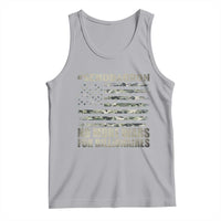 Send Barron Tank Top Vintage American Flag Camo Soldier Hashtag Meme