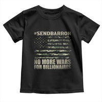 Send Barron Toddler T Shirt Vintage American Flag Camo Soldier Hashtag Meme
