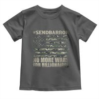 Send Barron Toddler T Shirt Vintage American Flag Camo Soldier Hashtag Meme