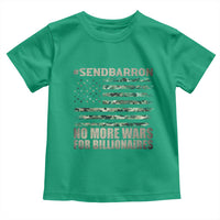 Send Barron Toddler T Shirt Vintage American Flag Camo Soldier Hashtag Meme