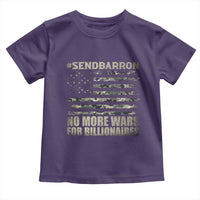 Send Barron Toddler T Shirt Vintage American Flag Camo Soldier Hashtag Meme