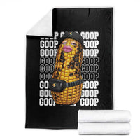 Funny Burnt Peanut Goop Throw Blanket Burnt Corn Meme Viral Humor