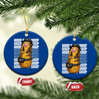 Funny Burnt Peanut Goop Ceramic Ornament Burnt Corn Meme Viral Humor