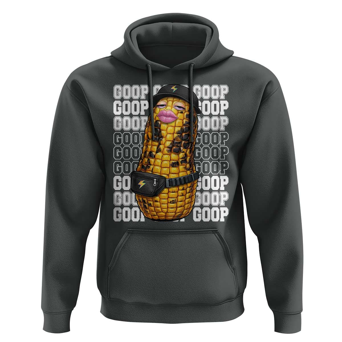 Funny Burnt Peanut Goop Hoodie Burnt Corn Meme Viral Humor