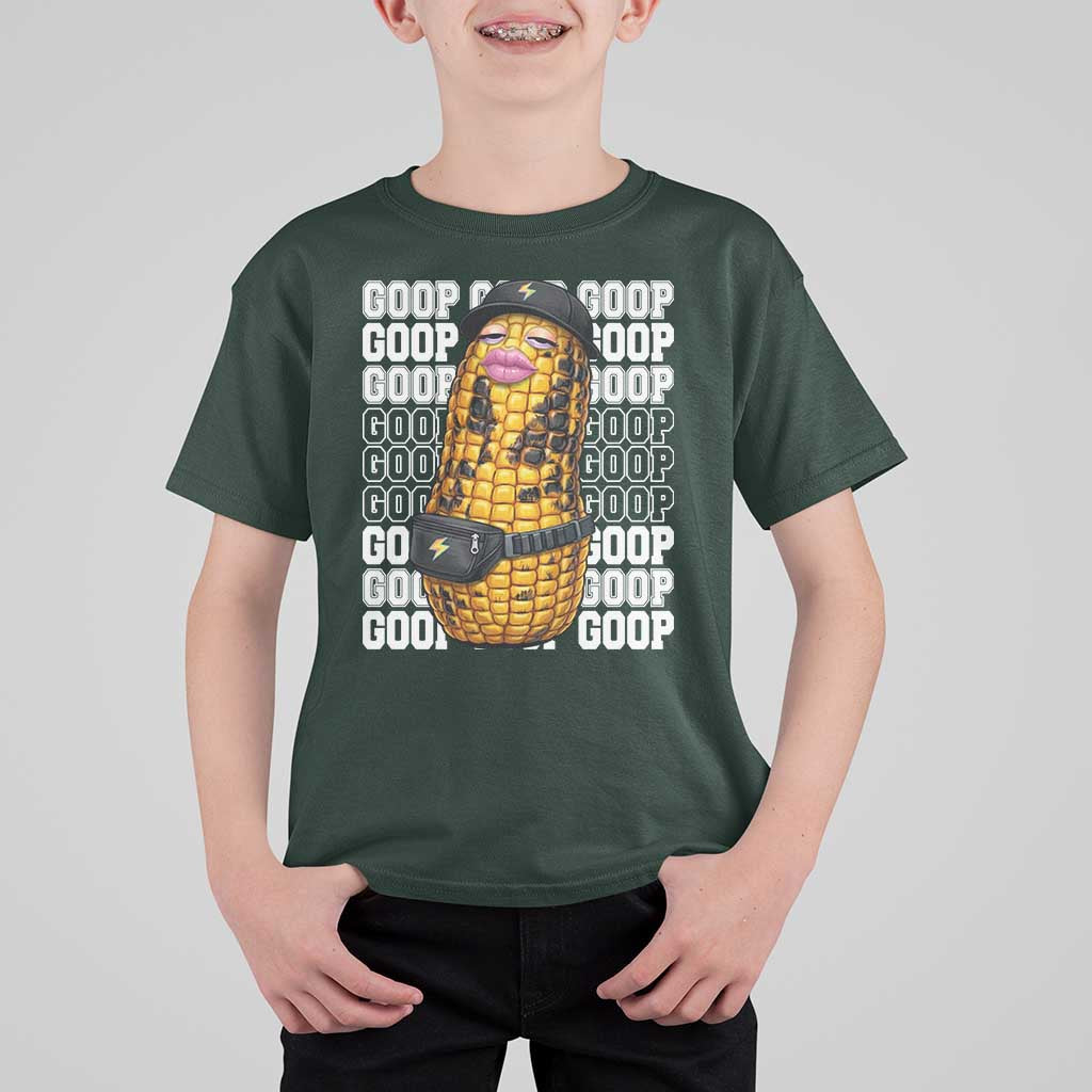 Funny Burnt Peanut Goop T Shirt For Kid Burnt Corn Meme Viral Humor