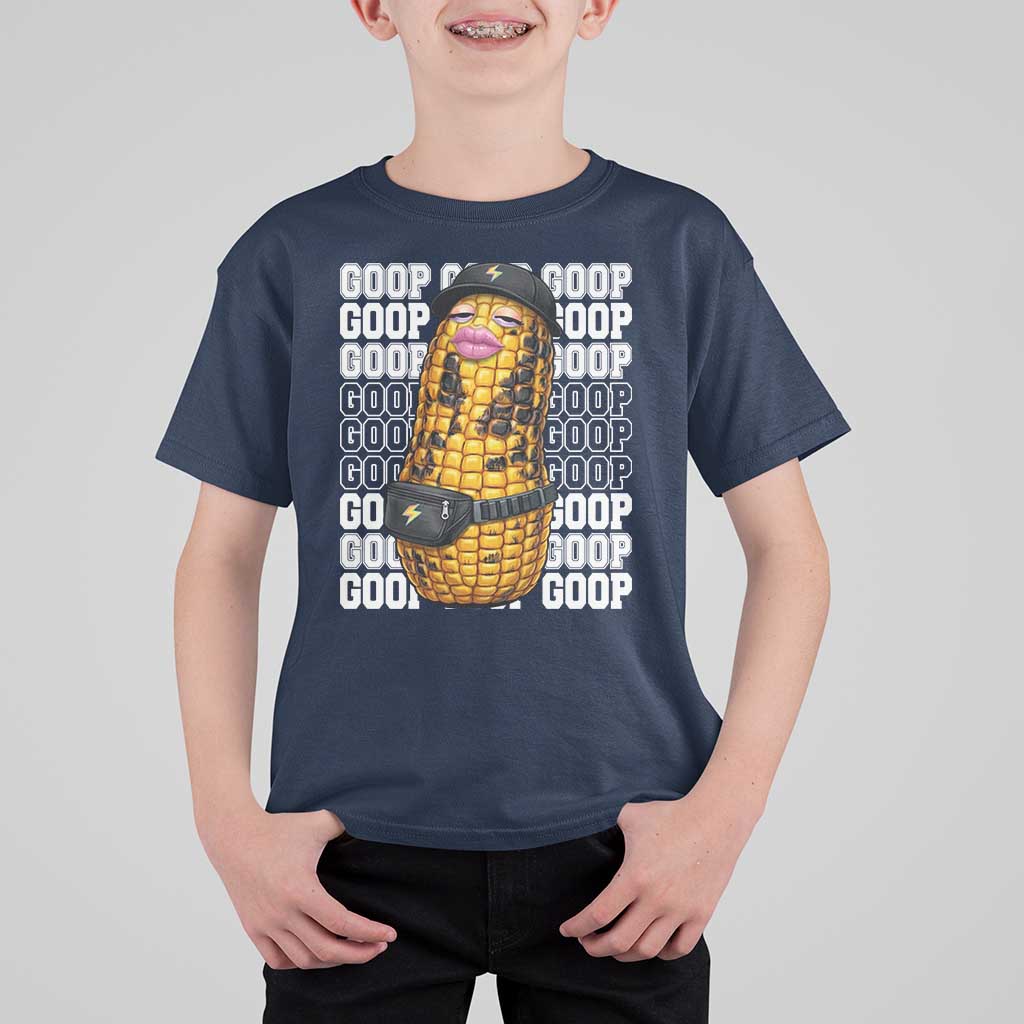 Funny Burnt Peanut Goop T Shirt For Kid Burnt Corn Meme Viral Humor