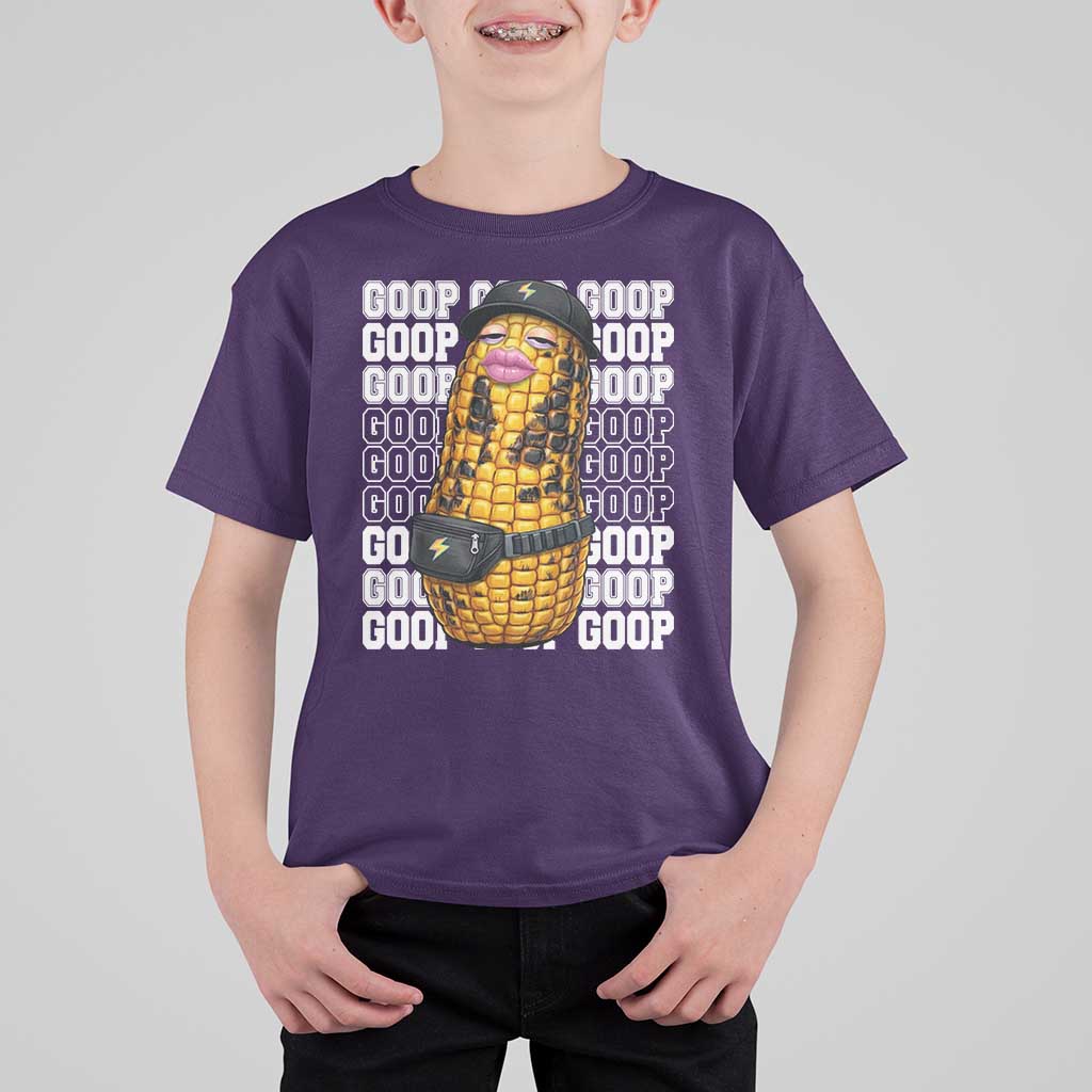 Funny Burnt Peanut Goop T Shirt For Kid Burnt Corn Meme Viral Humor