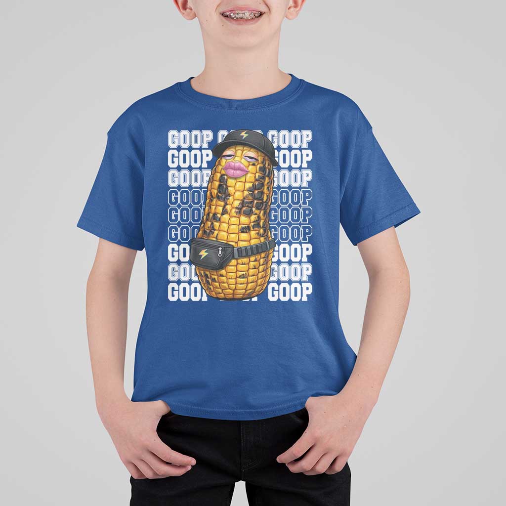 Funny Burnt Peanut Goop T Shirt For Kid Burnt Corn Meme Viral Humor