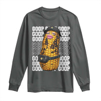 Funny Burnt Peanut Goop Long Sleeve Shirt Burnt Corn Meme Viral Humor