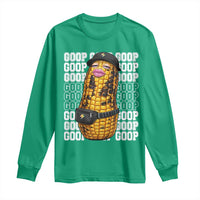 Funny Burnt Peanut Goop Long Sleeve Shirt Burnt Corn Meme Viral Humor