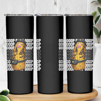 Funny Burnt Peanut Goop Skinny Tumbler Burnt Corn Meme Viral Humor