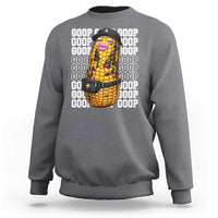 Funny Burnt Peanut Goop Sweatshirt Burnt Corn Meme Viral Humor