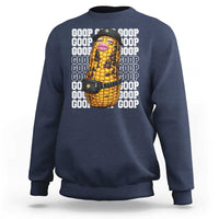 Funny Burnt Peanut Goop Sweatshirt Burnt Corn Meme Viral Humor