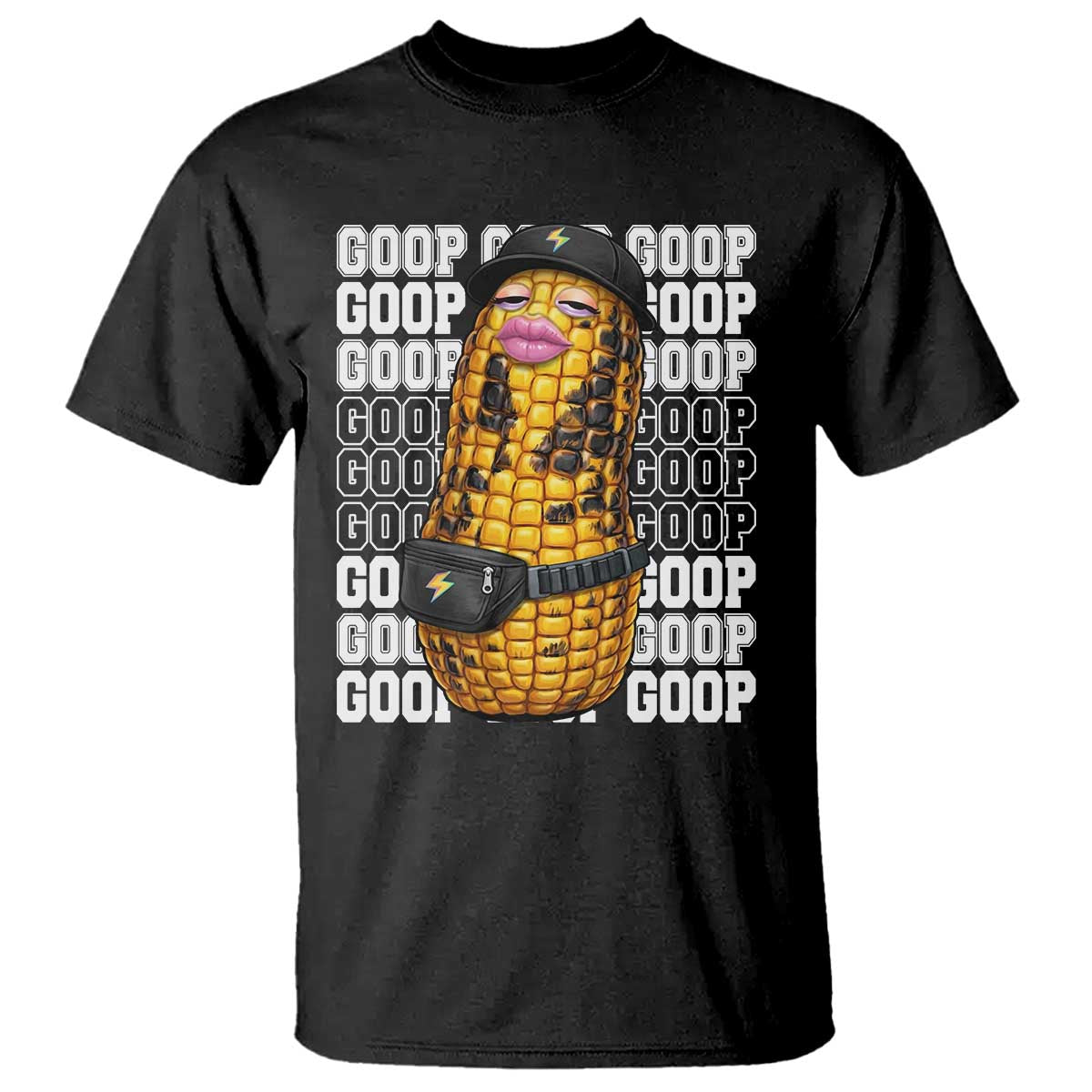 Funny Burnt Peanut Goop T Shirt Burnt Corn Meme Viral Humor