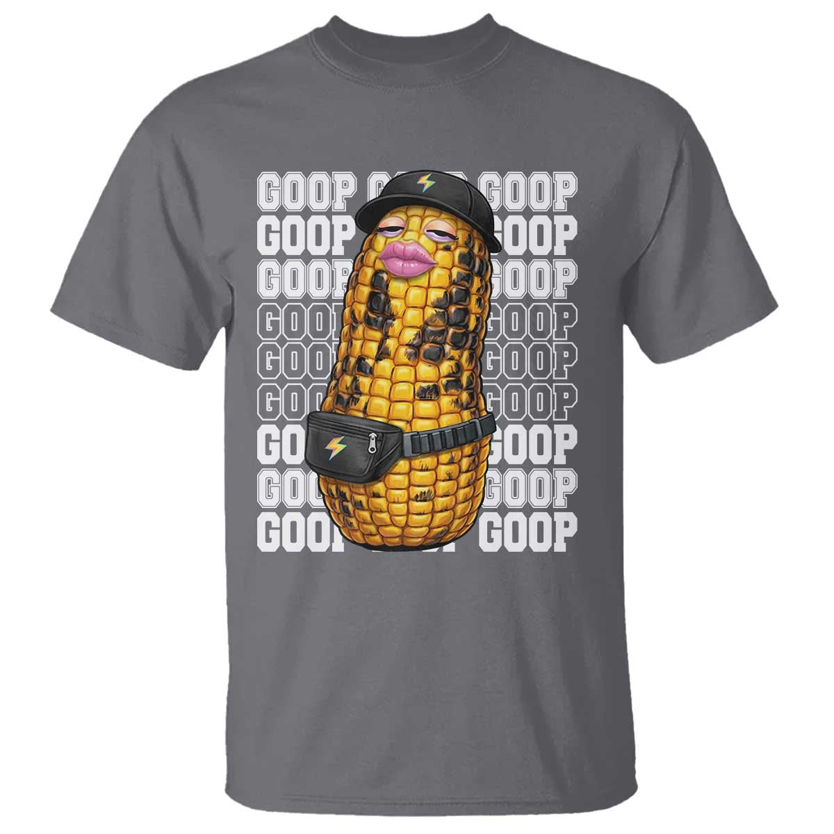 Funny Burnt Peanut Goop T Shirt Burnt Corn Meme Viral Humor