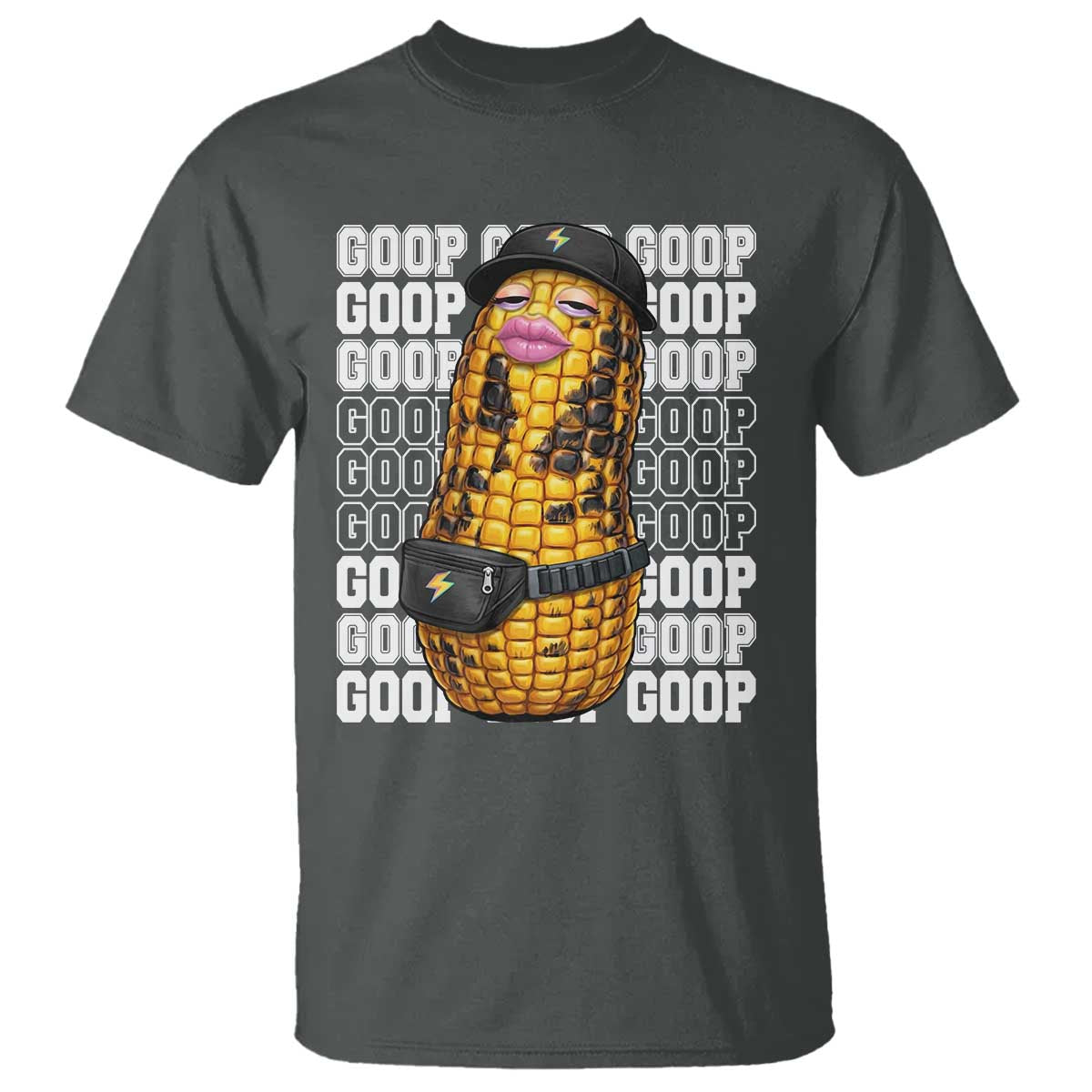 Funny Burnt Peanut Goop T Shirt Burnt Corn Meme Viral Humor