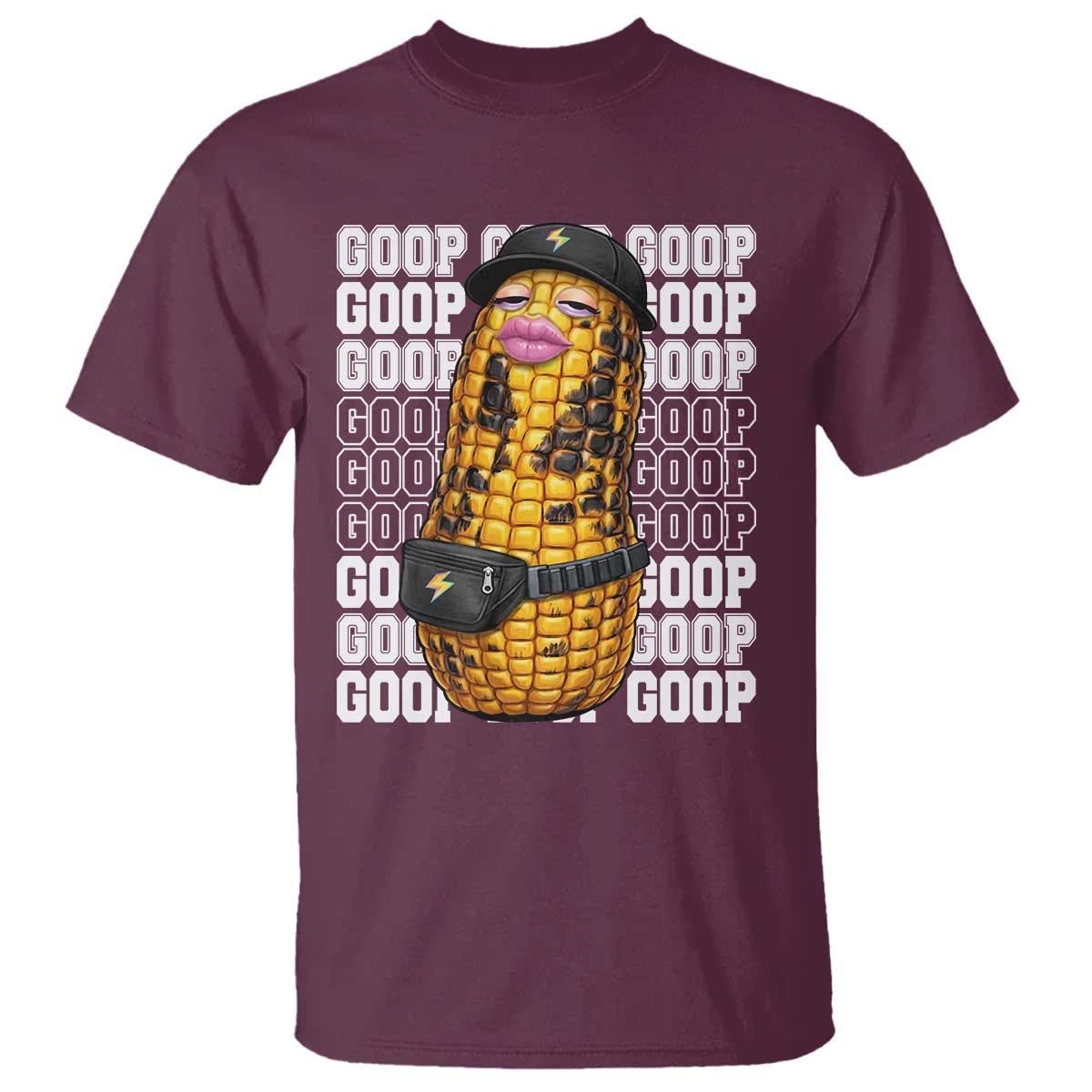 Funny Burnt Peanut Goop T Shirt Burnt Corn Meme Viral Humor