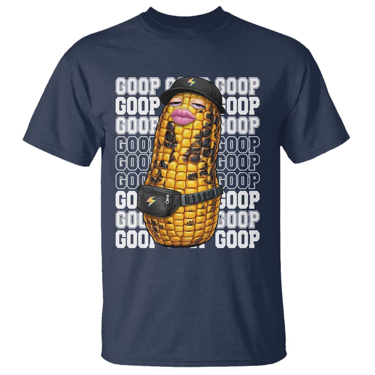 Funny Burnt Peanut Goop T Shirt Burnt Corn Meme Viral Humor