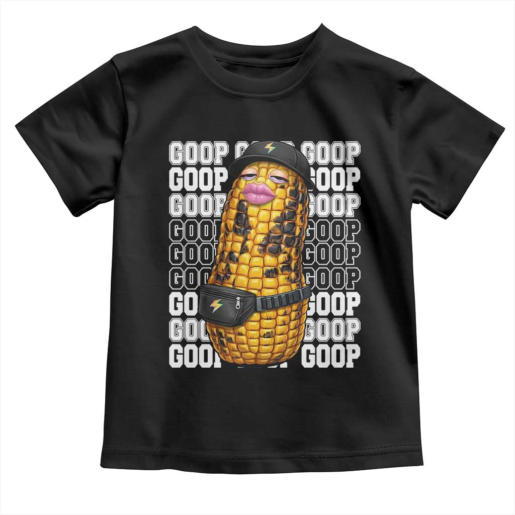 Funny Burnt Peanut Goop Toddler T Shirt Burnt Corn Meme Viral Humor