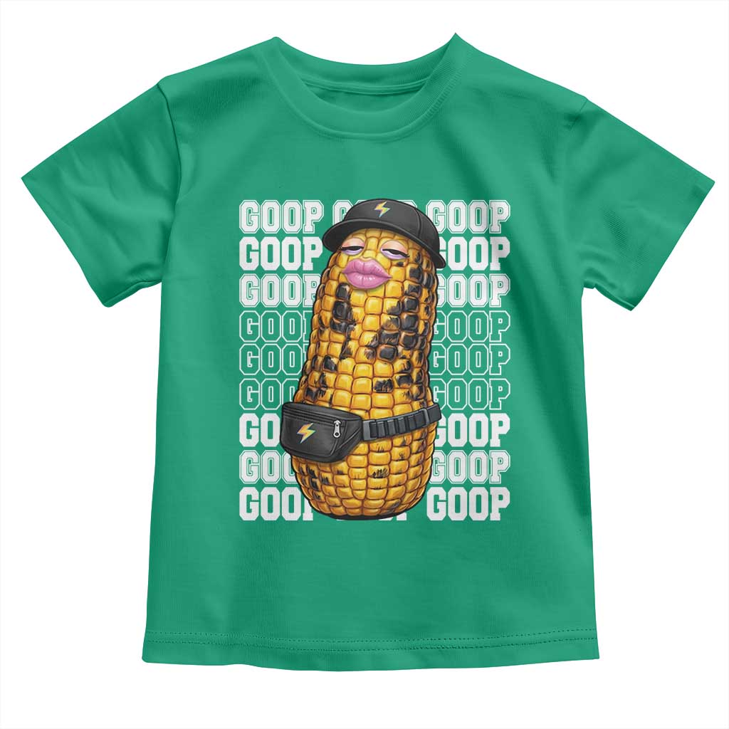 Funny Burnt Peanut Goop Toddler T Shirt Burnt Corn Meme Viral Humor