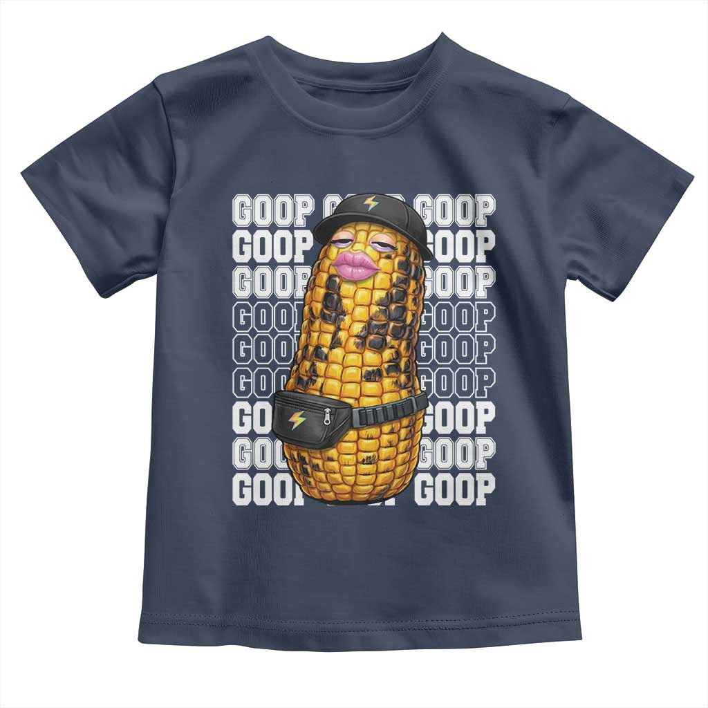 Funny Burnt Peanut Goop Toddler T Shirt Burnt Corn Meme Viral Humor