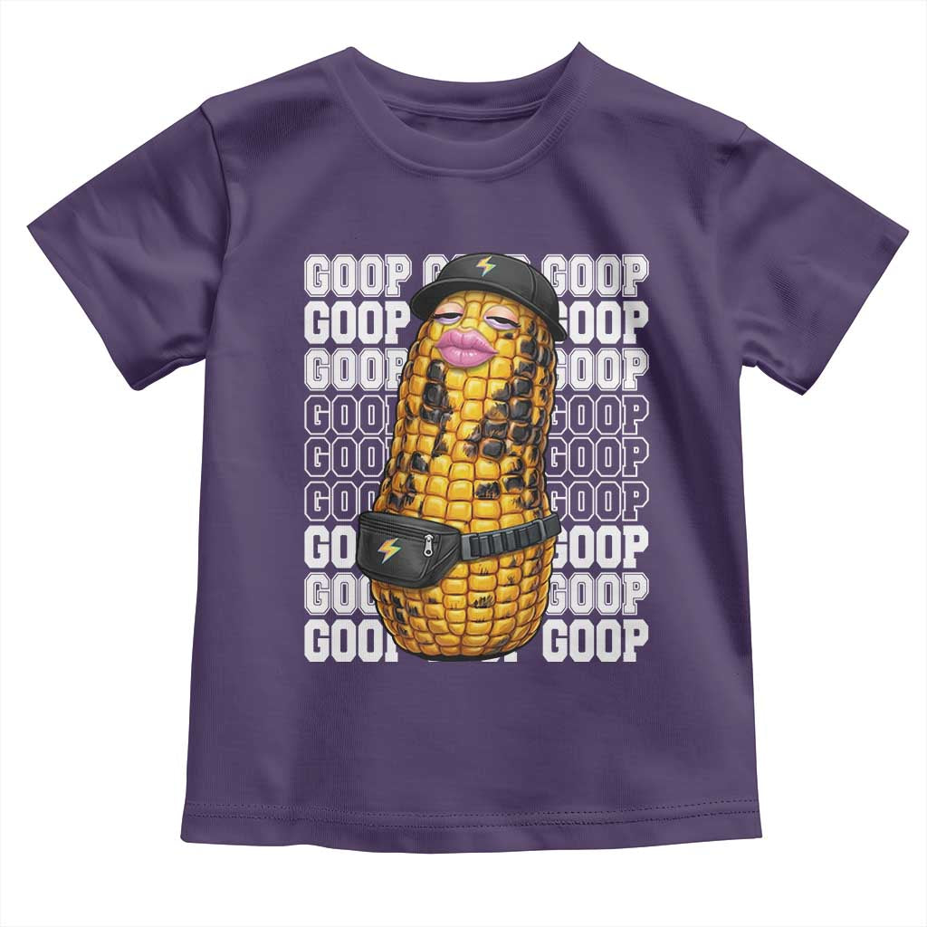 Funny Burnt Peanut Goop Toddler T Shirt Burnt Corn Meme Viral Humor