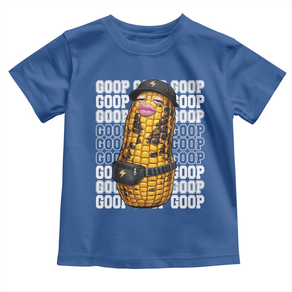 Funny Burnt Peanut Goop Toddler T Shirt Burnt Corn Meme Viral Humor