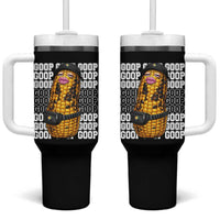 Funny Burnt Peanut Goop Tumbler With Handle Burnt Corn Meme Viral Humor