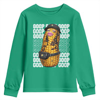 Funny Burnt Peanut Goop Youth Sweatshirt Burnt Corn Meme Viral Humor