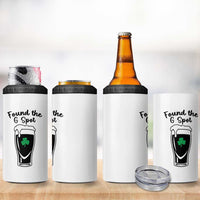 Funny St Patrick’s Day Beer 4 in 1 Can Cooler Tumbler Found The G Spot