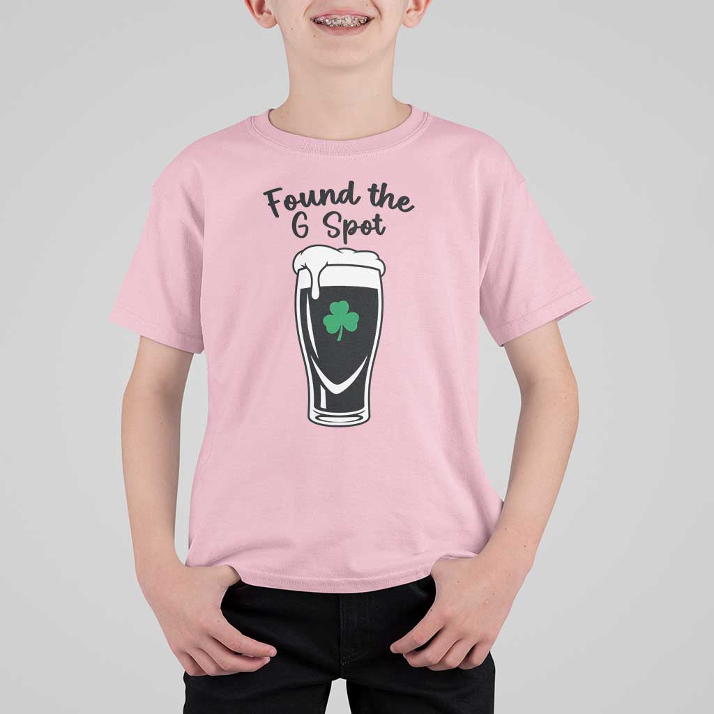 Funny St Patrick’s Day Beer T Shirt For Kid Found The G Spot