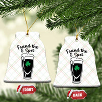 Funny St Patrick’s Day Beer Ceramic Ornament Found The G Spot