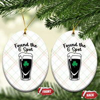Funny St Patrick’s Day Beer Ceramic Ornament Found The G Spot