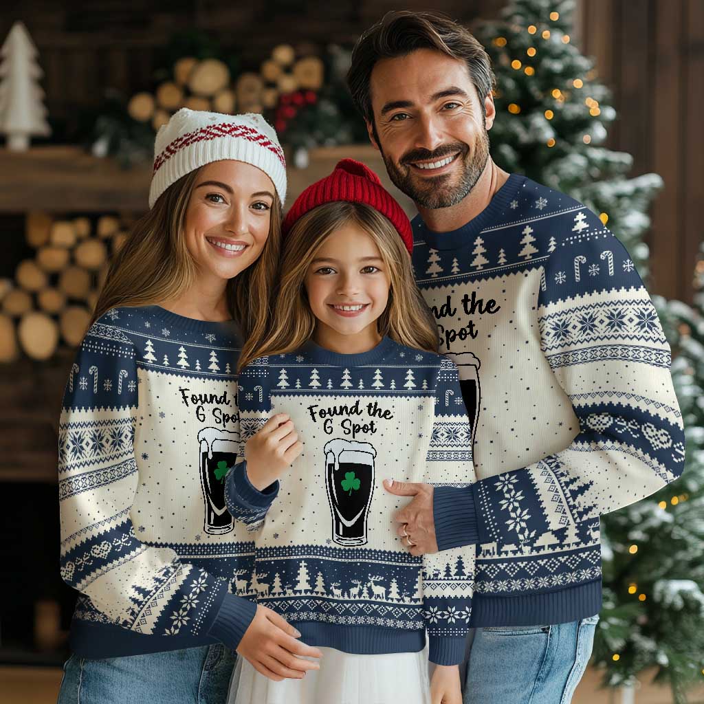 Funny St Patrick’s Day Beer Ugly Christmas Sweater Found The G Spot