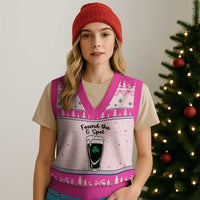 Funny St Patrick’s Day Beer V-Neck Knit Sweater Vest Found The G Spot