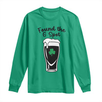 Funny St Patrick’s Day Beer Long Sleeve Shirt Found The G Spot
